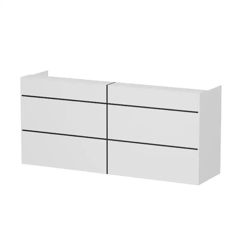 Bureau de réception moderne blanc - Comptoir d'accueil