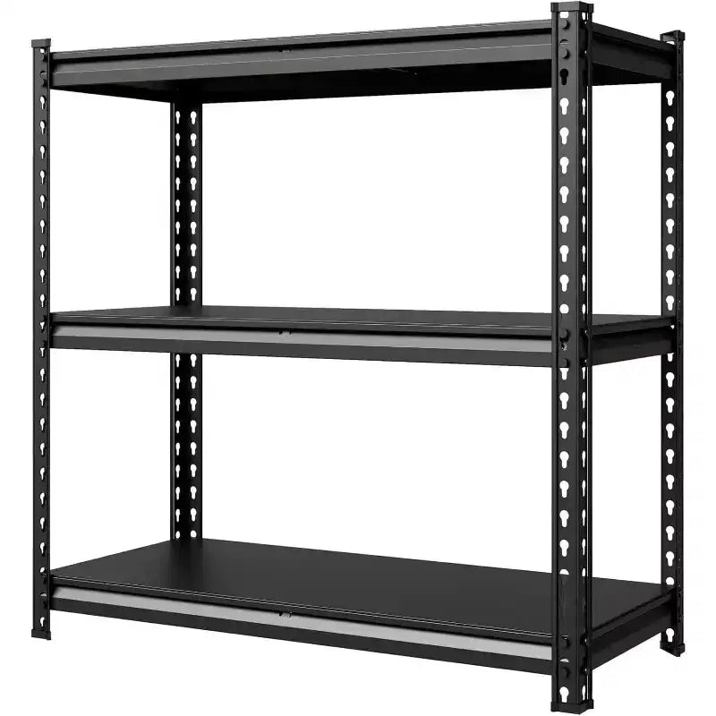 Étagères de rangement à 5 niveaux, étagère de garage en acier, rayonnage industriel réglable, étagère autoportante en métal mat pour entrepôt, sous-sol, cuisine, atelier