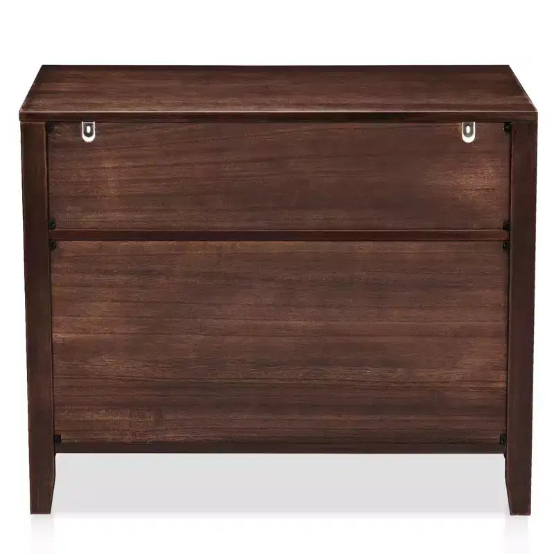 Tables de chevet de 75 cm de large à 2 tiroirs en MDF marron