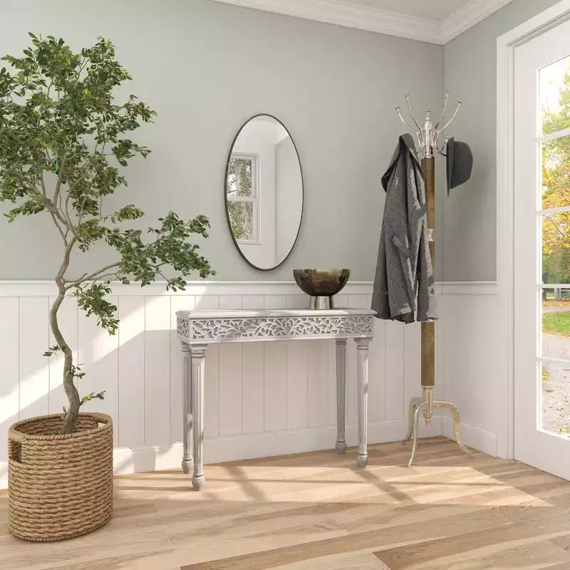 Console en bois de manguier de style ferme