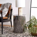 Tabouret de table en métal - Argenté