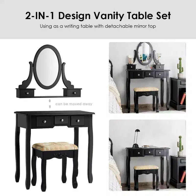 Coiffeuse avec Tabouret