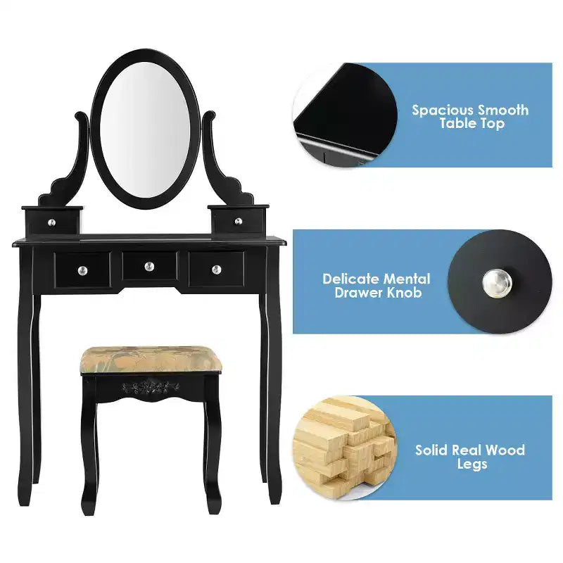 Coiffeuse avec Tabouret